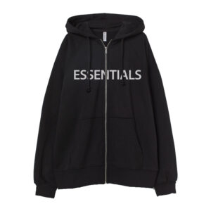 Essentials Oversized Zip-Through Hoodies