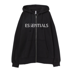 Oversized Essentials Zip-Through Hoodies